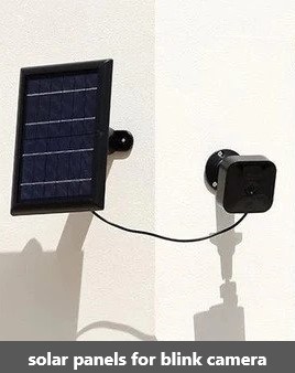 solar panels for blink camera