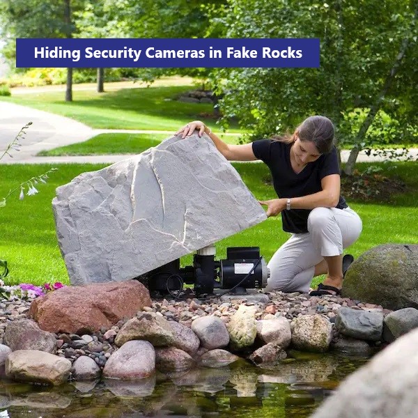 Hiding Security Cameras in Fake Rocks