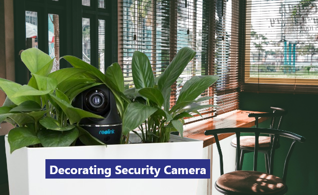 decorating security camera